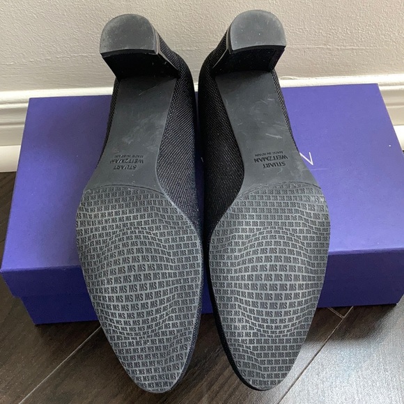 Black Stuart Weitzman logofirstclass Heels 6.5 - Picture 6 of 7